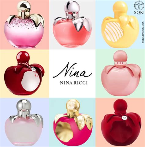 nina ricci perfumes list.